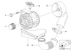 发电机零件 120A