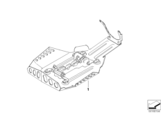 Engine guard, aluminium, large