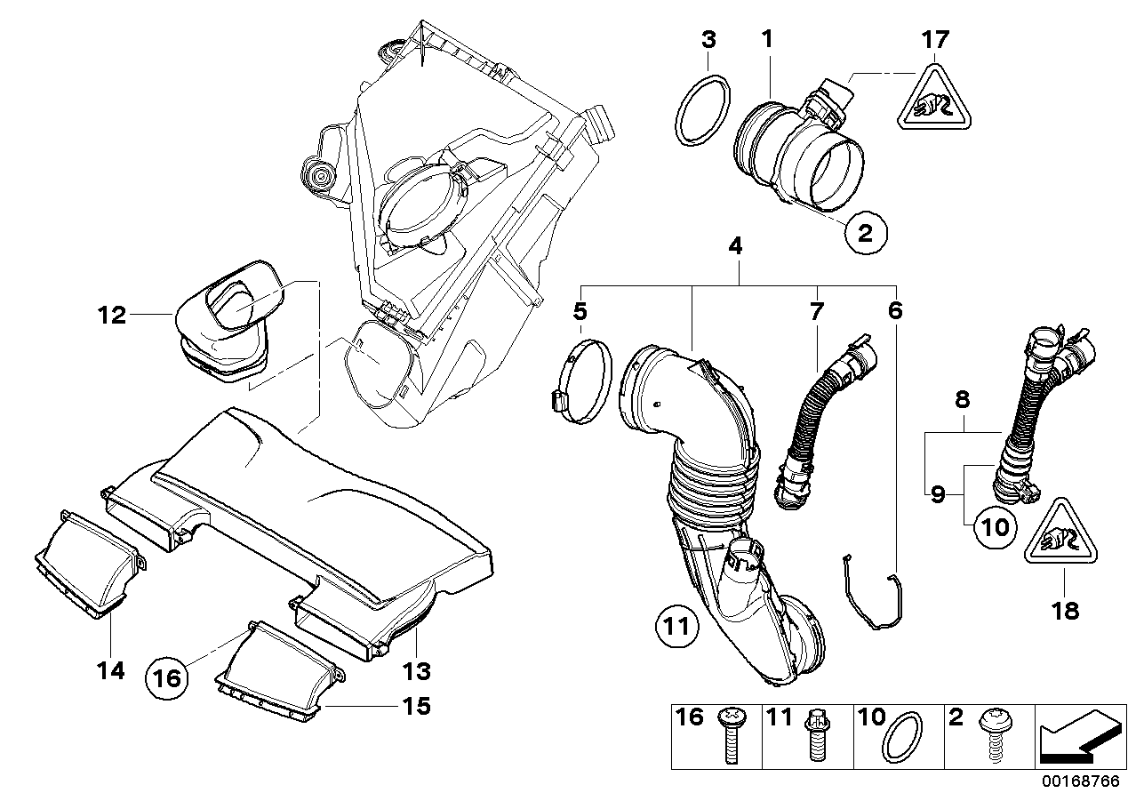 热膜式空气质量计 / 纯空气管道