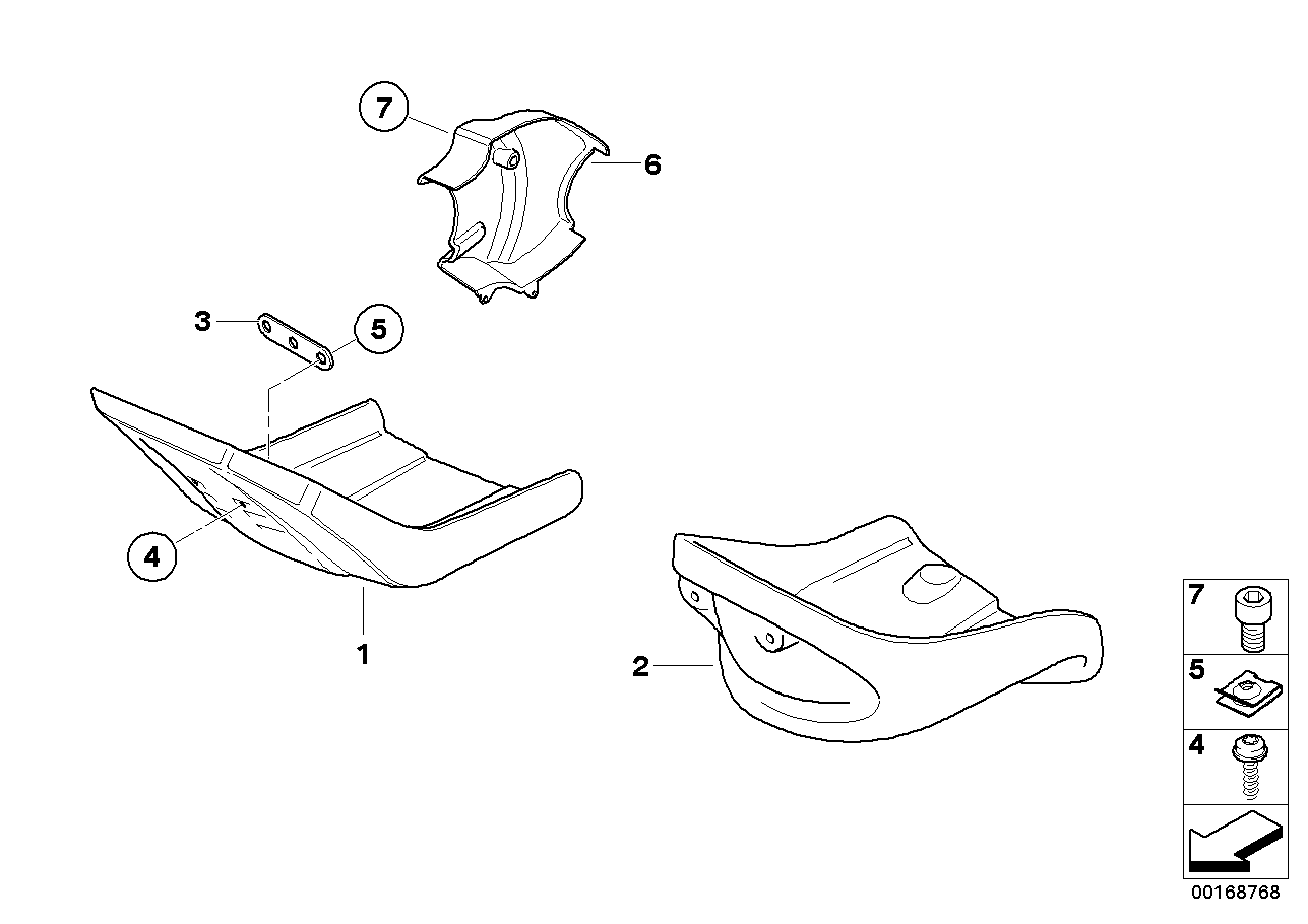 Underride protection/chain cover