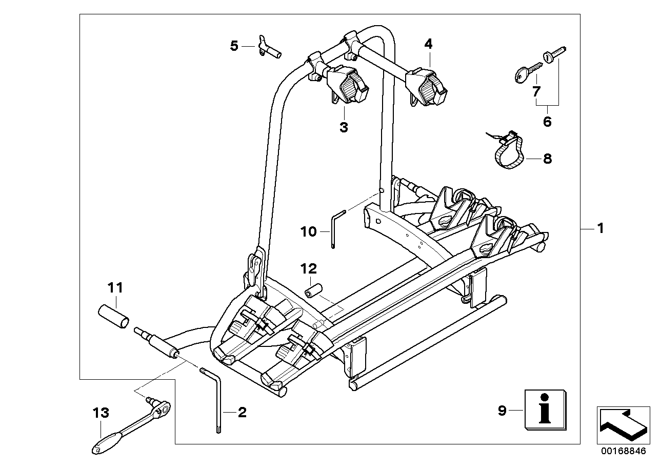 Dakdrager-/transportsyst. achterdrager