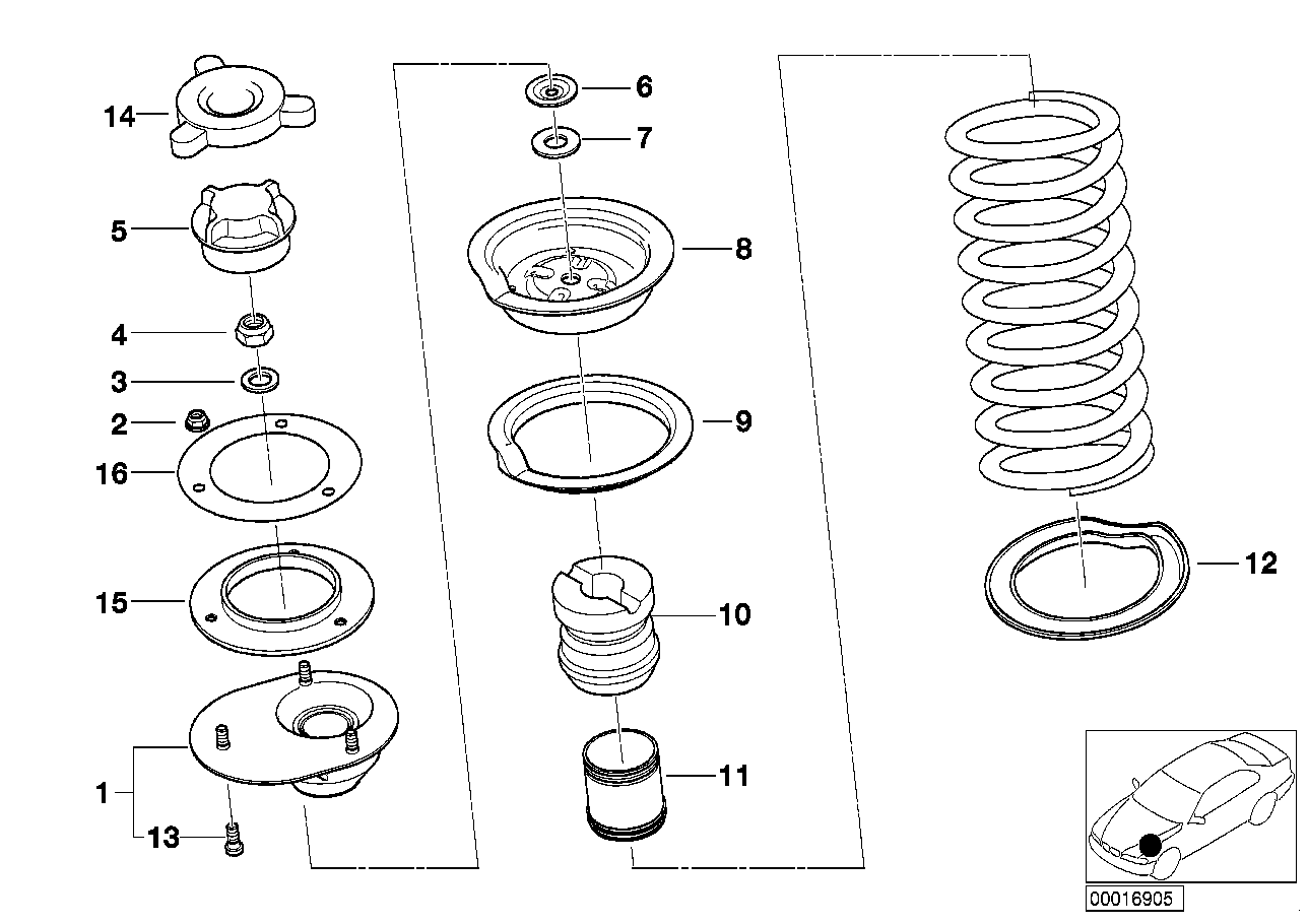 Steunleger/fjaederunderlaegg/mont.detalj