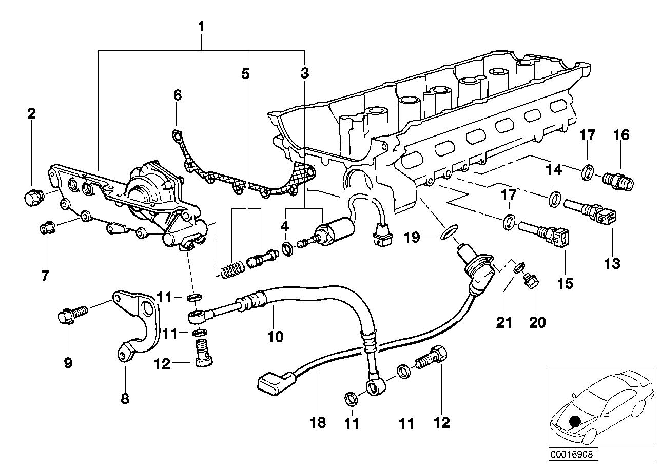 Cylindertopp-VANOS