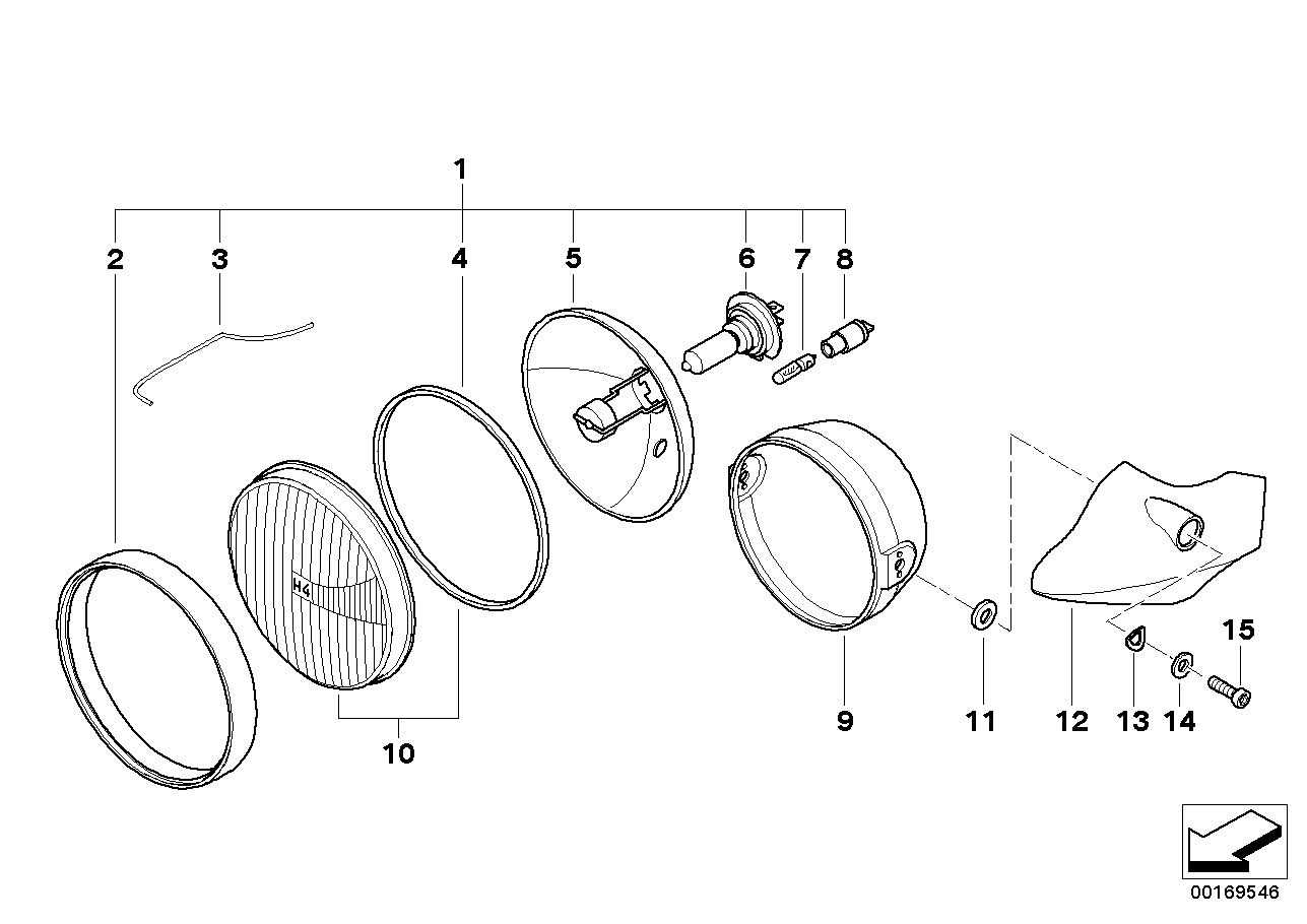 Strålkastare/skydd