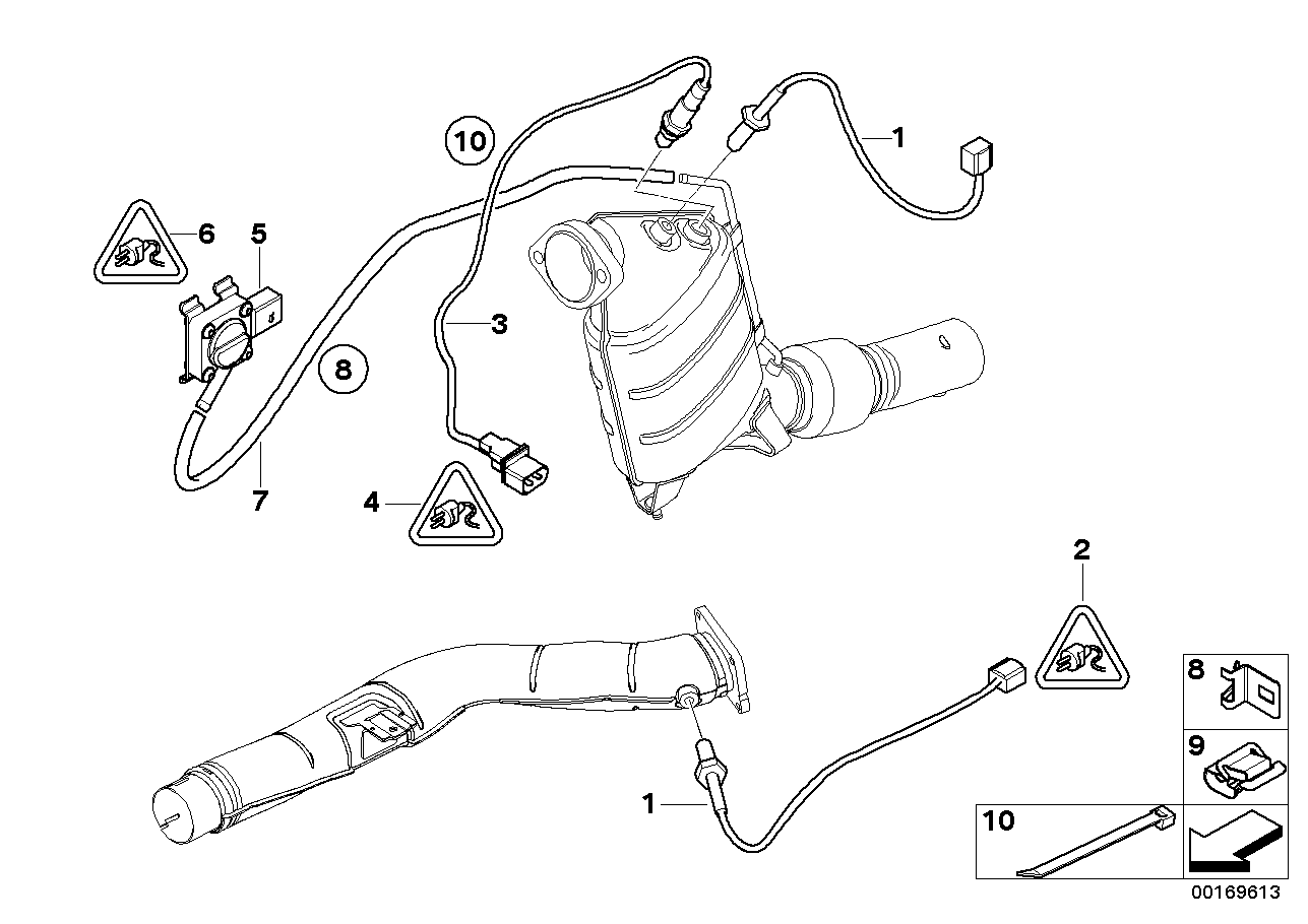 Dieselroetfiltersensoren/aanbouwdelen