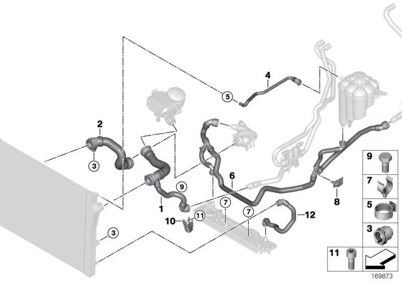 Cooling System Water Hoses