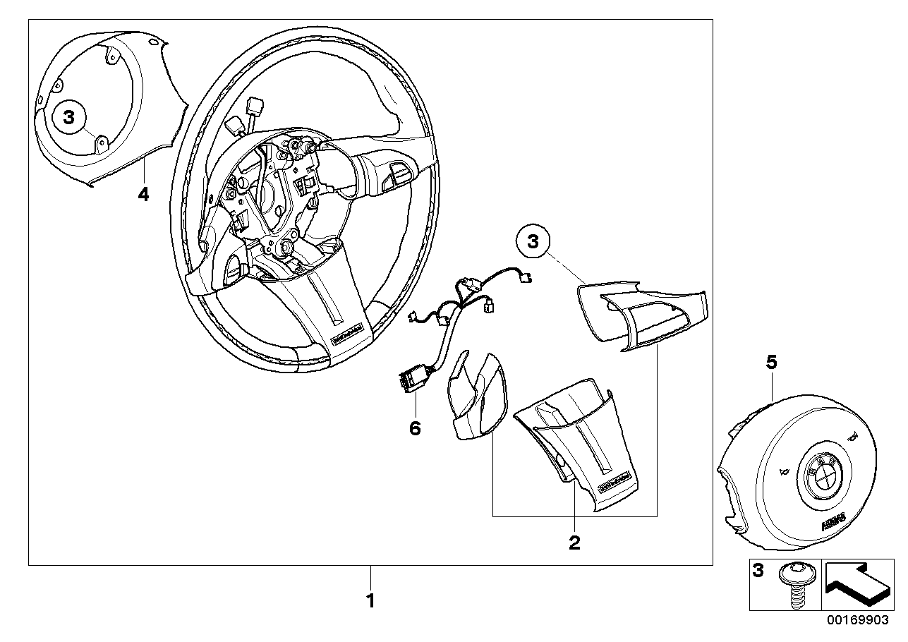 Sports st.-wheel,leather/wd.ring,multif.