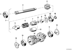 Drive shaft and intermediate shaft