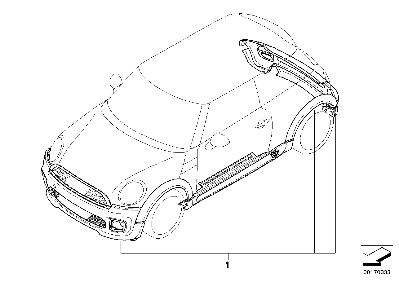 JCW paquete aerodinámico II