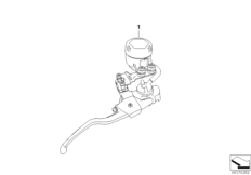 Handbrake control assembly