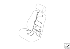 导线组 座椅