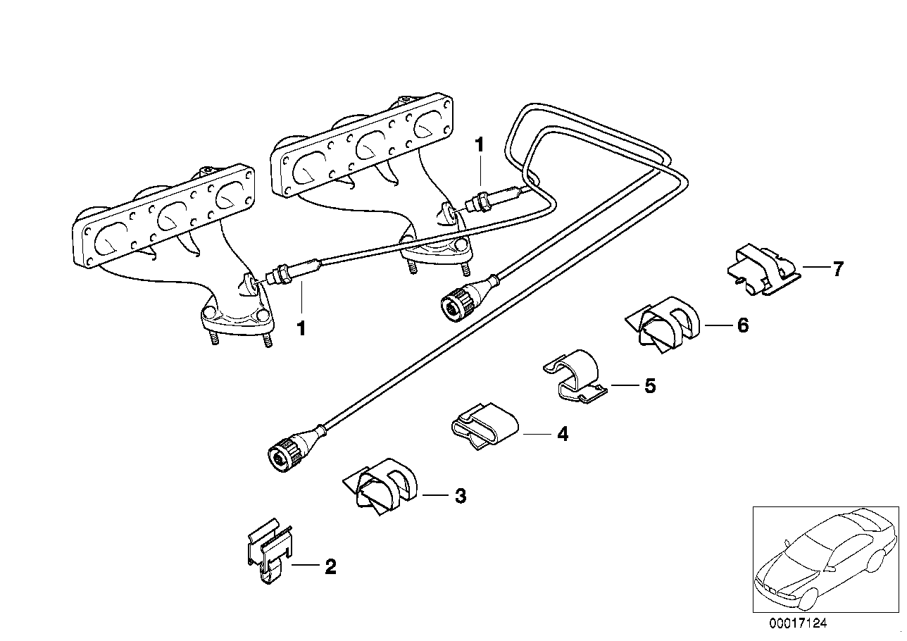 Sonda lambda/peças adicionais