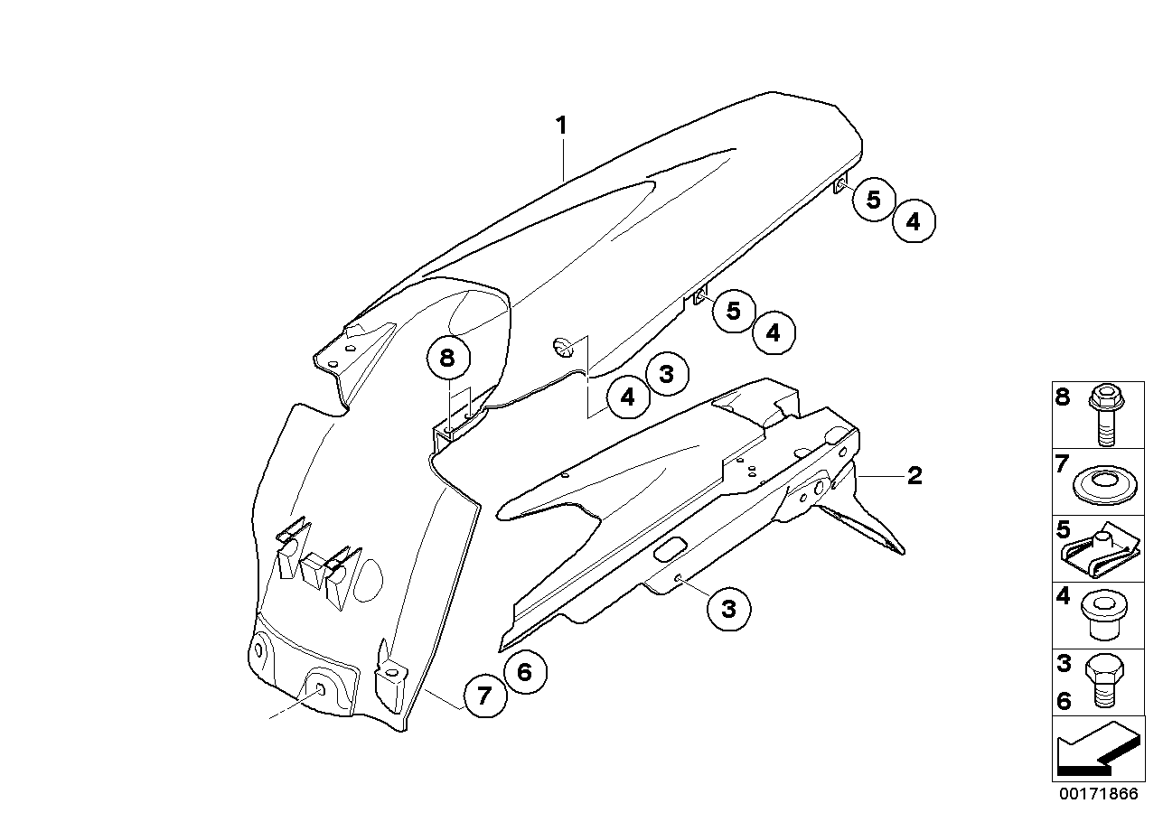 Radabdeckung Kennzeichenträger