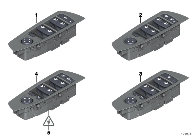 F ドア スイッチ センター操作ユニット