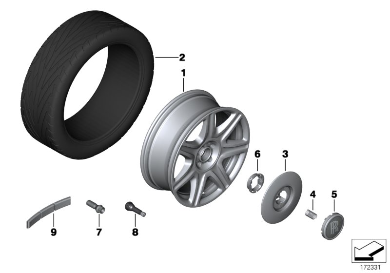 LA wheel, styling 289