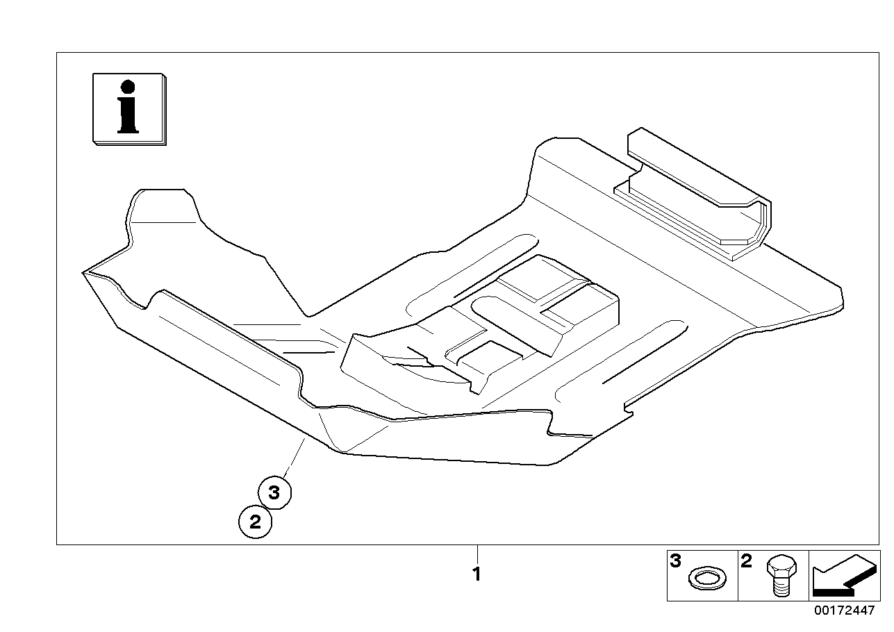 Pare-moteur en aluminium