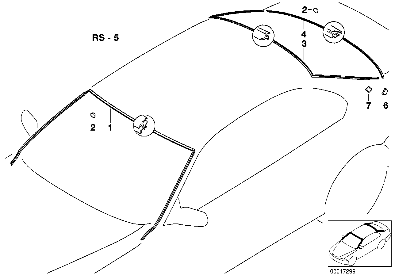 Cam, montaj parçaları