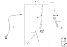 Antenne Groundplane 75,795 MHz