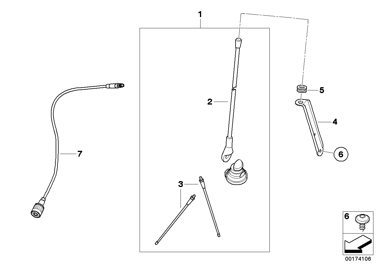 Antenna Groundplane 75,795 MHZ