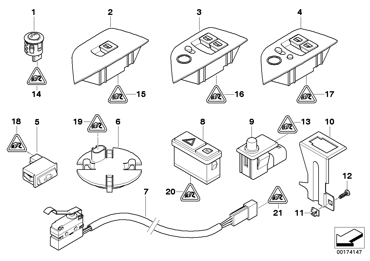 Various switches