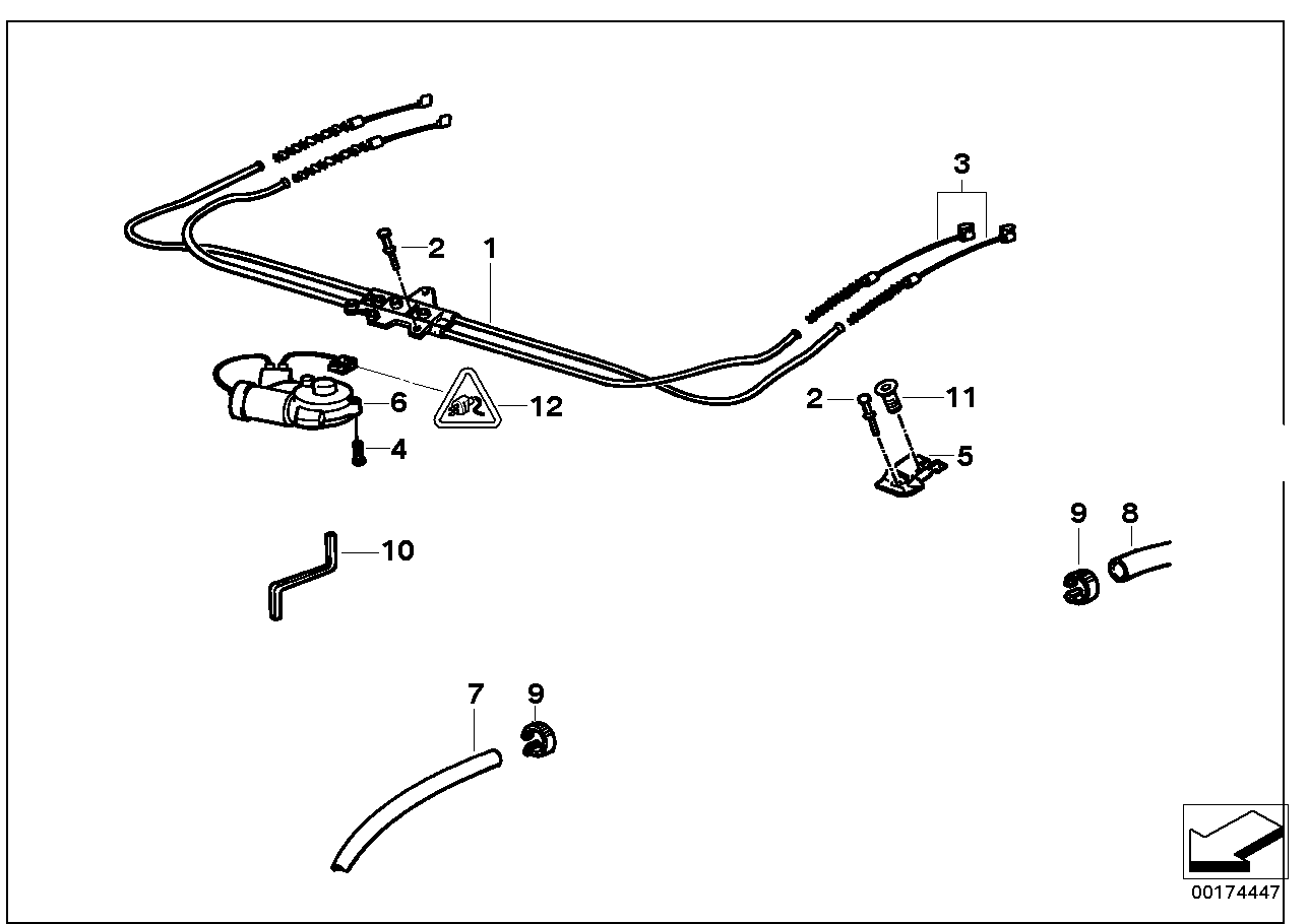 Skjutbart lyfttak drift