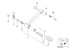 External gearshift parts/Shift lever