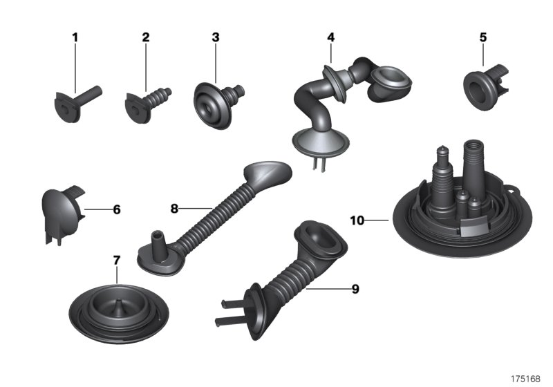 Various cable grommets