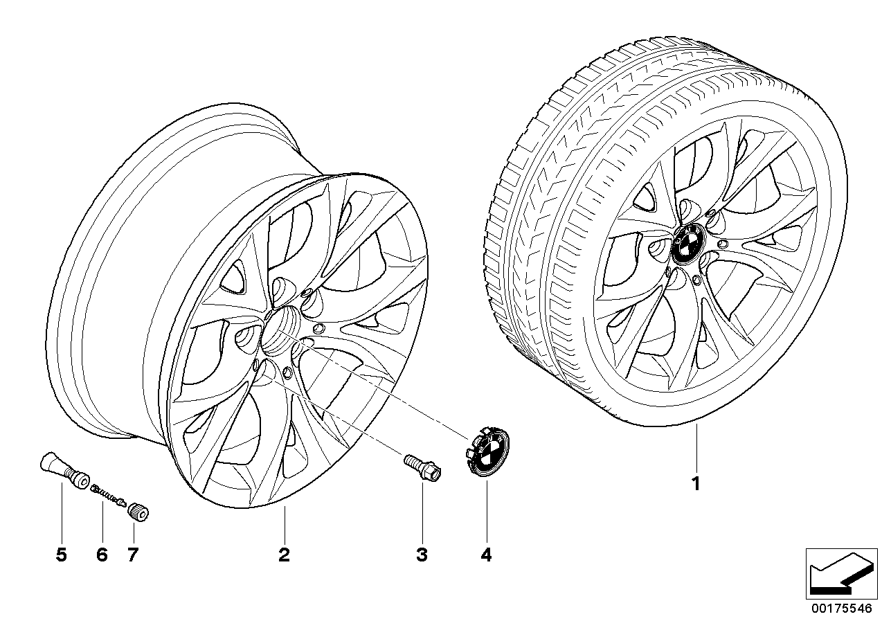 BMW LM velg V-spaak 279