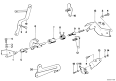 Lever-shaft assy