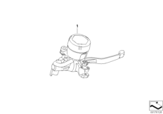 Handbrake control assembly