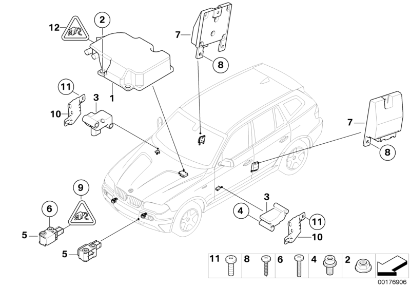 Piezas electricas airbag