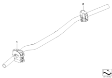 Interruttore combinato al manubrio