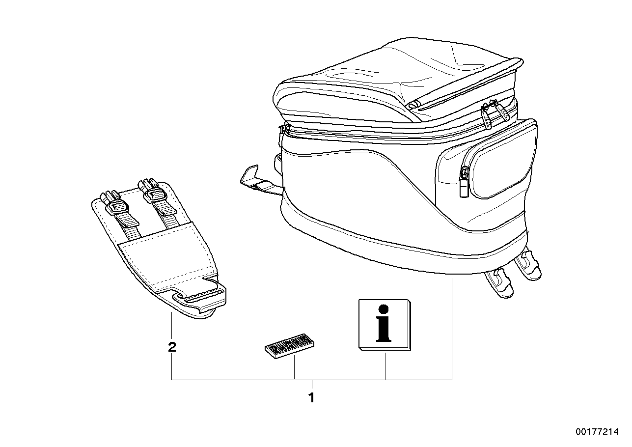 Sacoche de réservoir