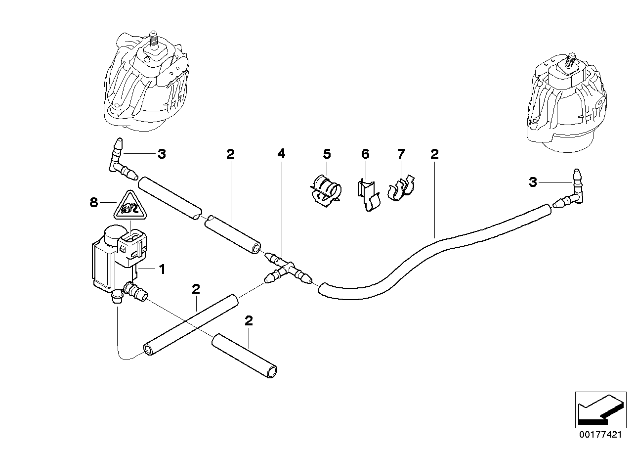 Vacuum control-Engine bearing