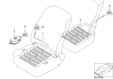 Electr.compon.seat occupancy detection