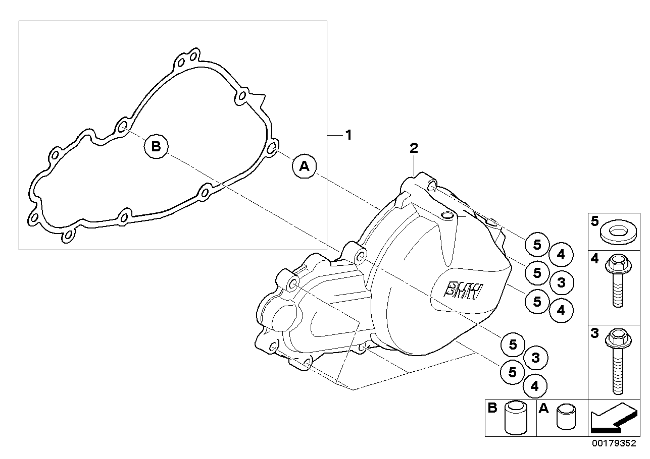 Motorhuvkåpa vänster