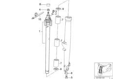 Tube de fourche