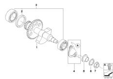 Compensating shaft