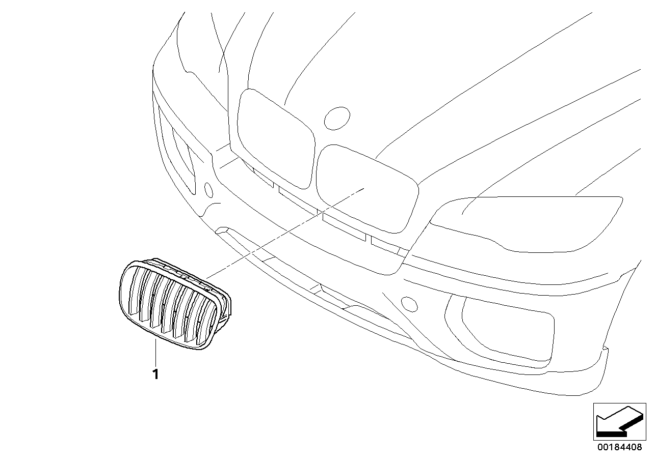 Retrofitting for ornamental grille