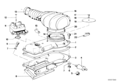 Volume air flow sensor