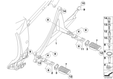 Footpeg system