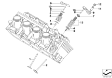 Timing gear - Intake valve/exhaust valve