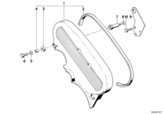 Wheel casing upper part