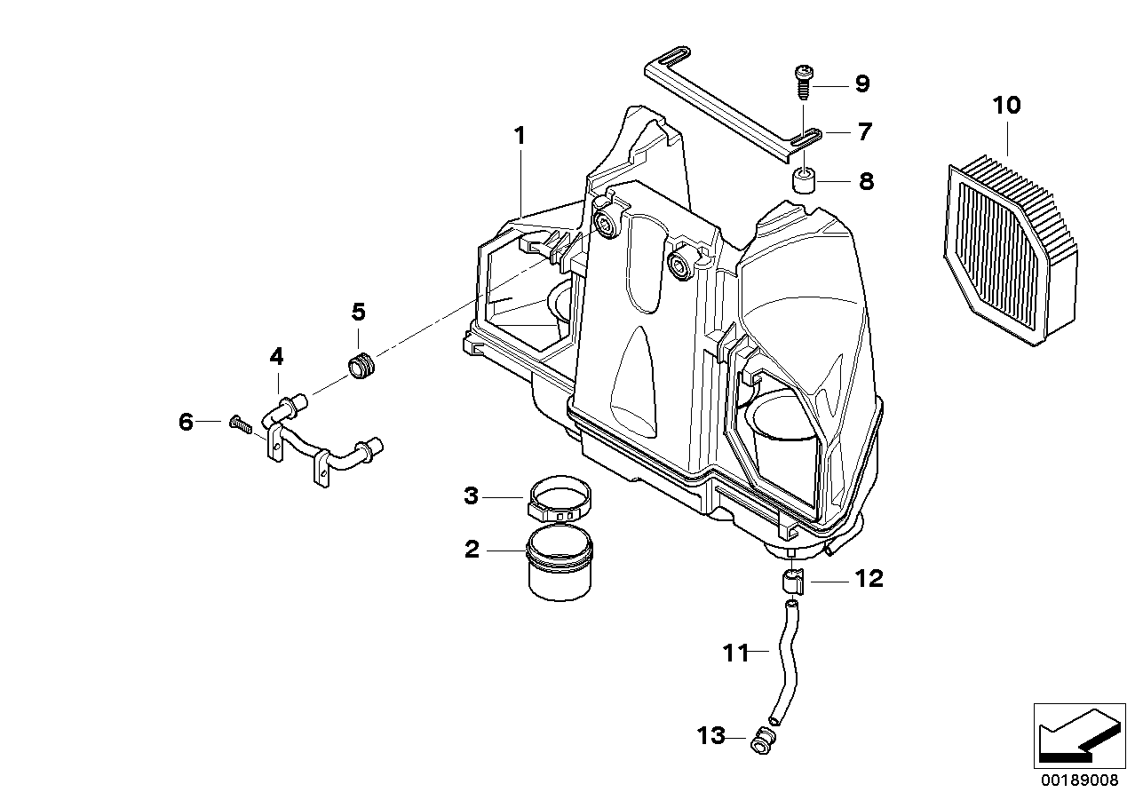 Intake silencer / Filter cartridge