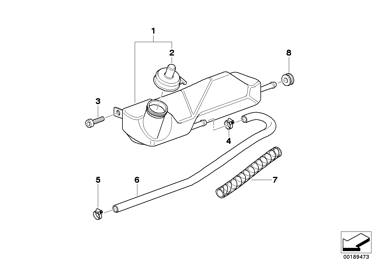 Wasserkühler-Ausgleichbehälter