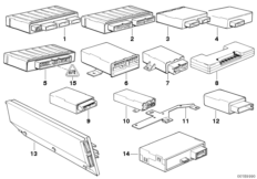 Karrosseriestuurtoestel.en modulen