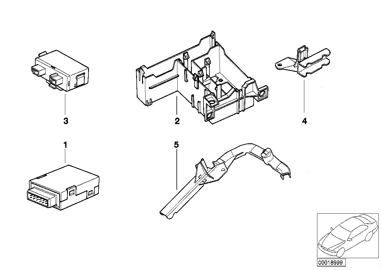 El. imob. řídicí jednotka/SE modul/držák