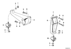 Suspension moteur - silentbloc moteur