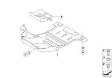 Pare-moteur en plastique