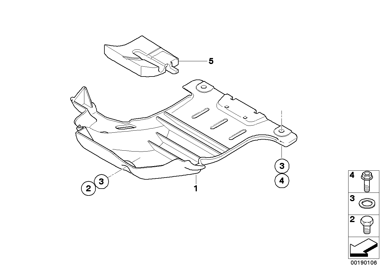 Engine guard, plastic